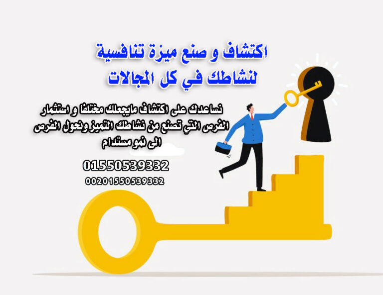 برنامج صناعة الميزة الفريدة و ريادة السوق خدمة استشارية استراتيجية