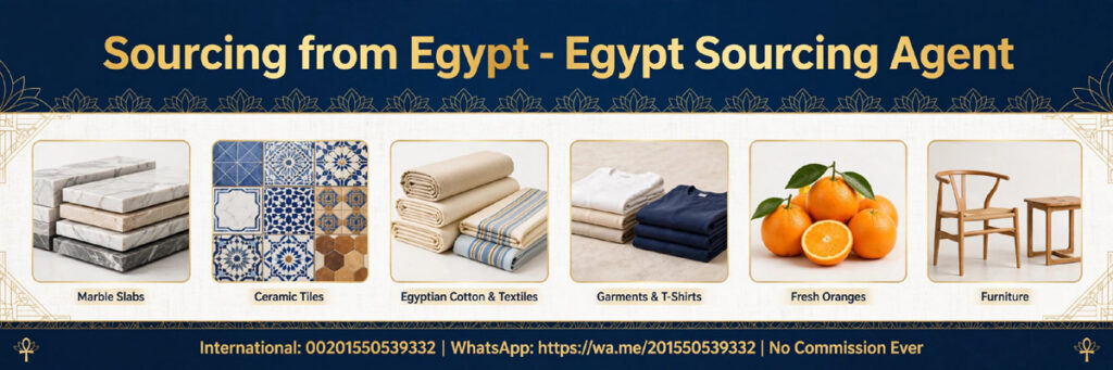 Egypt Sourcing Agent The Complete Guide to Import Products from Egypt