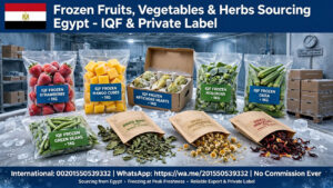 Frozen Fruits Vegetables & Herbs Sourcing Agent Egypt