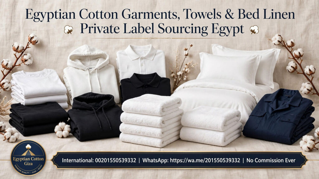 Sourcing Agent Egyptian Cotton Garments, Towels & Home Textiles Private Label Sourcing Agent