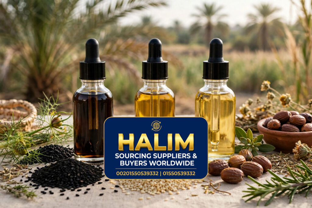 Sourcing Agent Egyptian Natural Oils Essential Oils Cold Pressed Oils Egypt Private Label Oils Export Egypt 