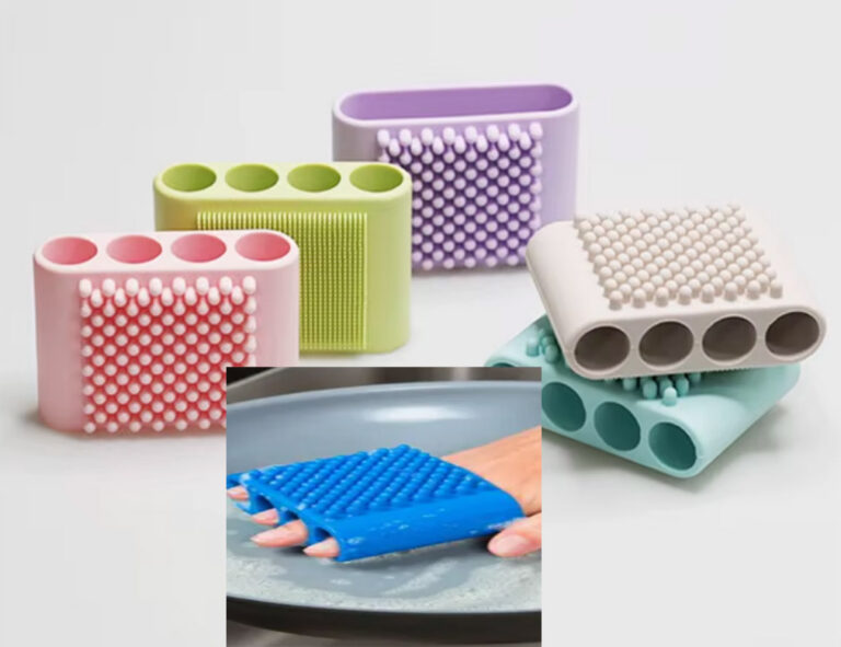 من إسفنجة إلى مجموعة تنظيف ذكية  ثورة السيليكون في مطبخك Multi-Functional Finger Silicone Scrubber