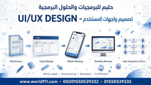 تصميم واجهات UI/UX لتصميم تجربة مستخدم تزيد مبيعاتك في السعودية والإمارات وأمريكا وأوروبا