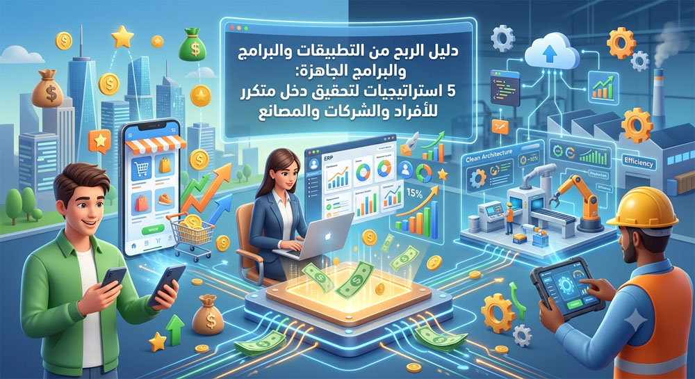 دليل الربح من التطبيقات والبرامج الجاهزة