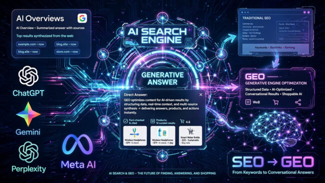 أخبار وتقنيات البحث الذكي AI Search وتحديثات نماذج شات جي بي تي وجوجل وجيميناي وميتا AI