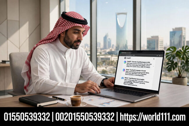 خطة 30 90 يوم للظهور في السعودية في إجابات شات جي بي تي وجيميناي وميتا